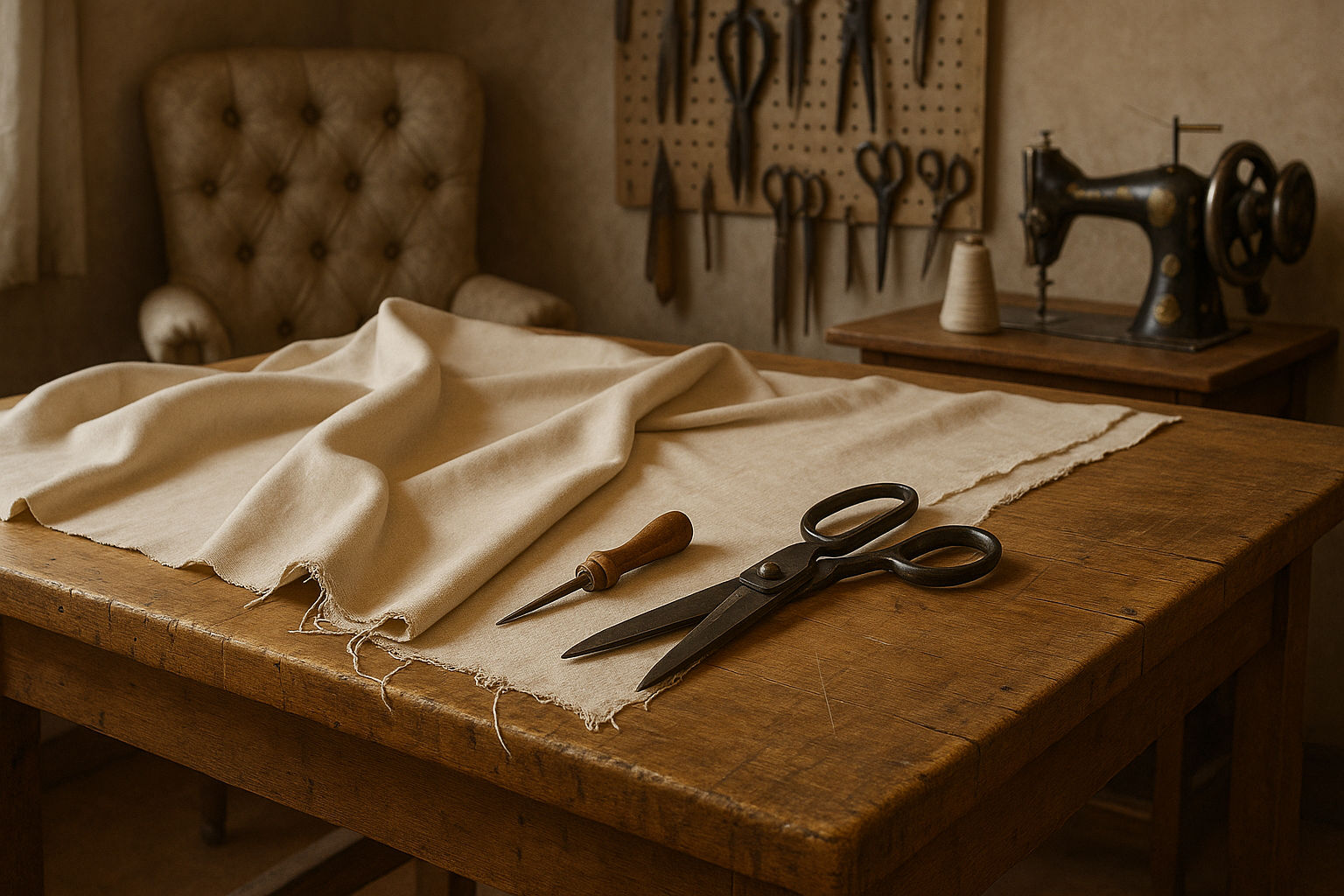 Laboratorio tappezzeria artigianale Angel Home - maestri artigiani al lavoro