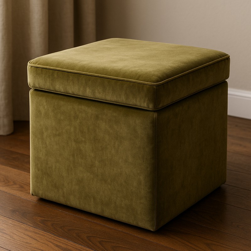 Pouf Contenitore su Misura – Seduta Imbottita 5 cm